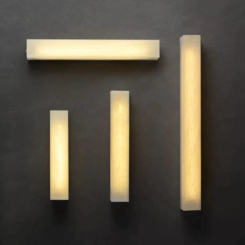 Torre Alabaster Wall Sconce, Indoor Wall Lamp