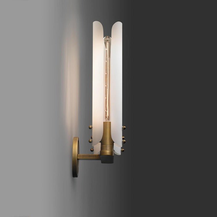 Alan Glass Double Sconce for Living Room