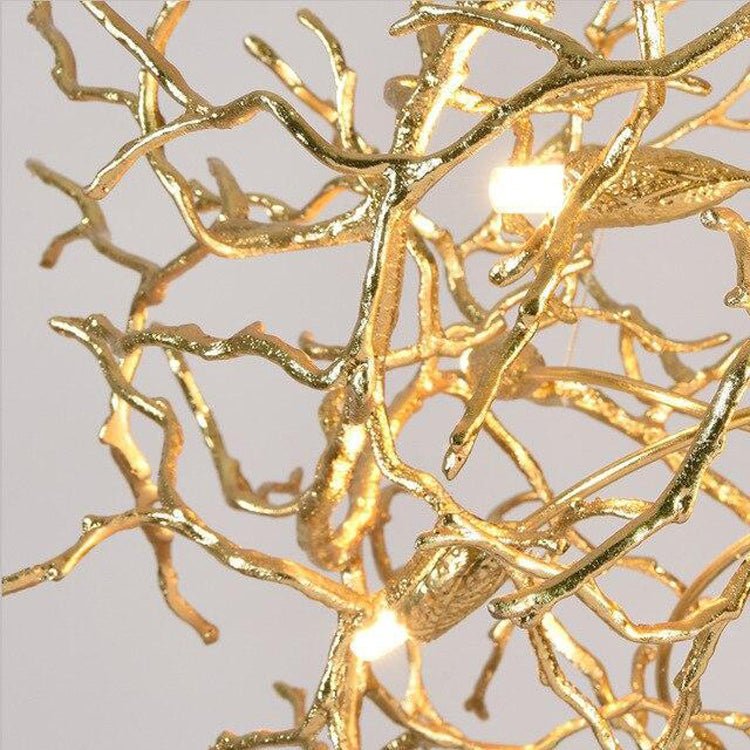 Leke Modern Crystal Round Branch Chandelier Light