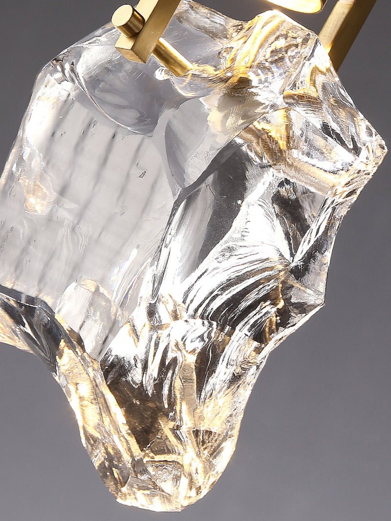 Modern Amorphous Crystal Pendant Light